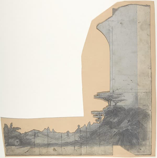 Design for a Stage Set at the Opéra, Paris