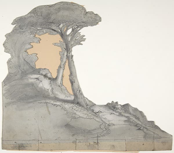 Design for a Stage Set at the Opéra, Paris