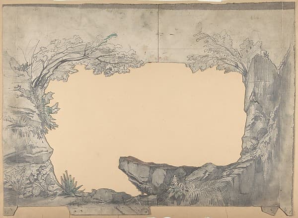 Design for a Stage Set at the Opéra, Paris