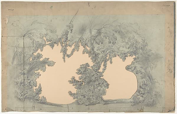 Design for a Stage Set at the Opéra, Paris