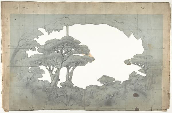 Design for a Stage Set at the Opéra, Paris