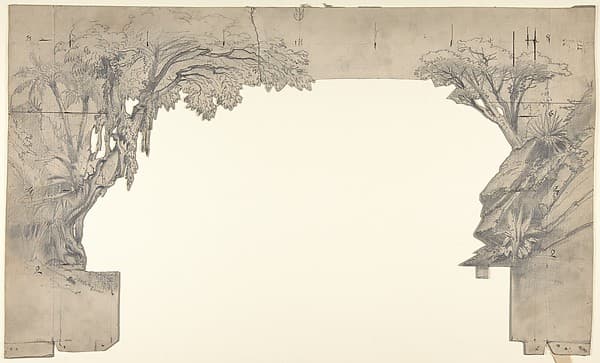 Design for a Stage Set at the Opéra, Paris