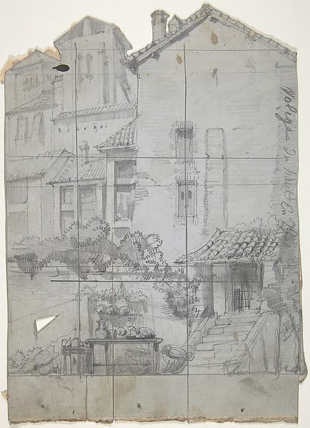 Design for a Stage Set at the Opéra, Paris