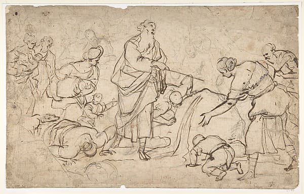 Moses Striking the Rock