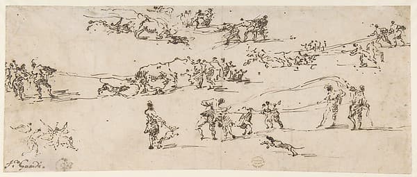 Bullbaiting in a Venetian Piazza