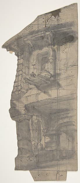 Design for a Stage Set at the Opéra, Paris