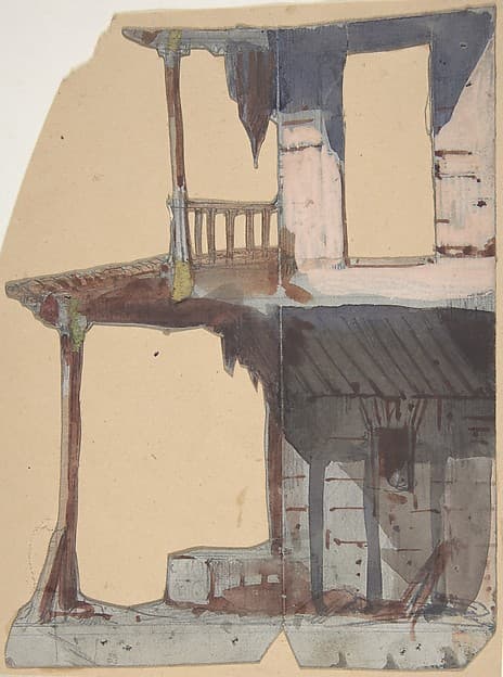 Design for a Stage Set at the Opéra, Paris