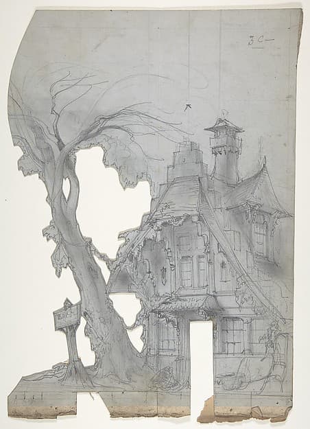 Design for a Stage Set at the Opéra, Paris