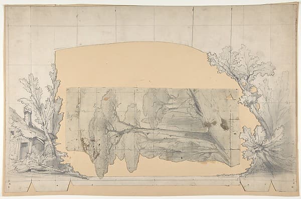 Design for a Stage Set at the Opéra, Paris