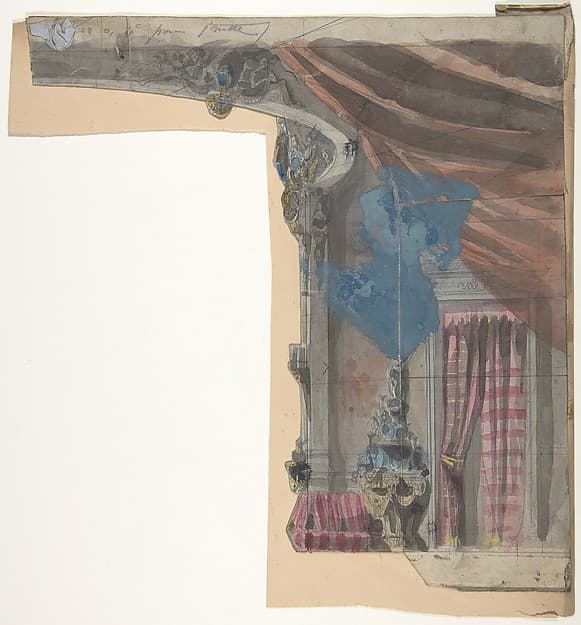 Design for a Stage Set at the Opéra, Paris