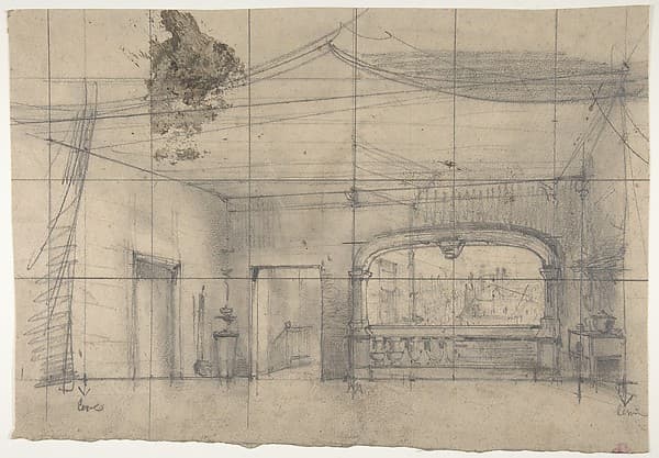 Design for a Stage Set at the Opéra, Paris