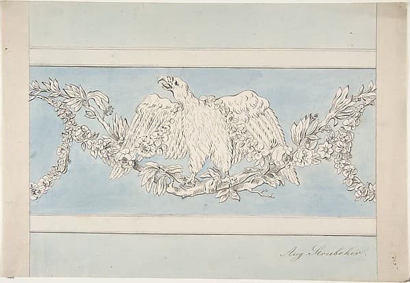 Ornament with Eagle and Garlands