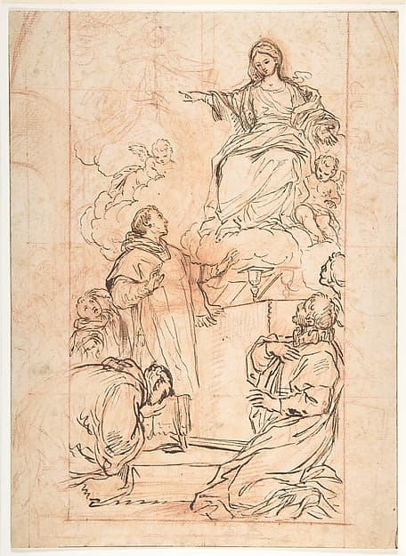 The Virgin Appearing at Mass