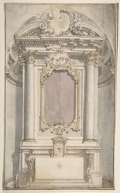 Designs for an Altar in a Niche