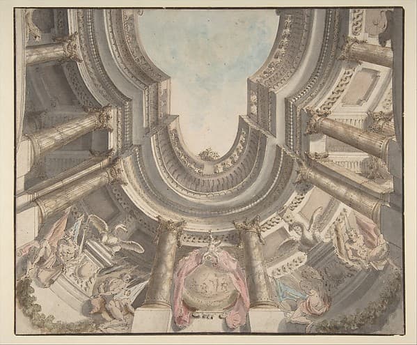 Design for a Trompe L'Oeil Ceiling
