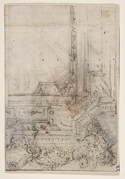 Design for the Corner of a Decorated Ceiling