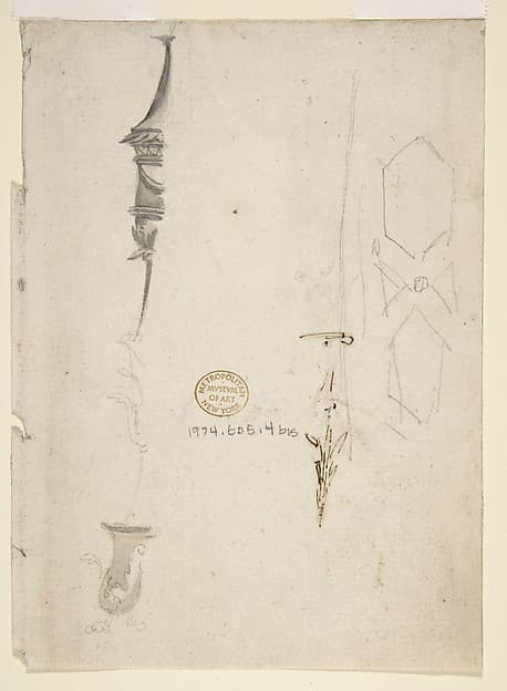 Fragmentary Sketches of Various Ornament