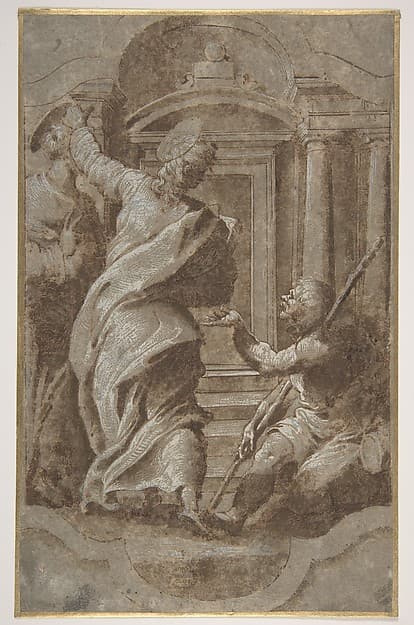 Saints Peter and John Healing a Cripple at the Gate of the Temple