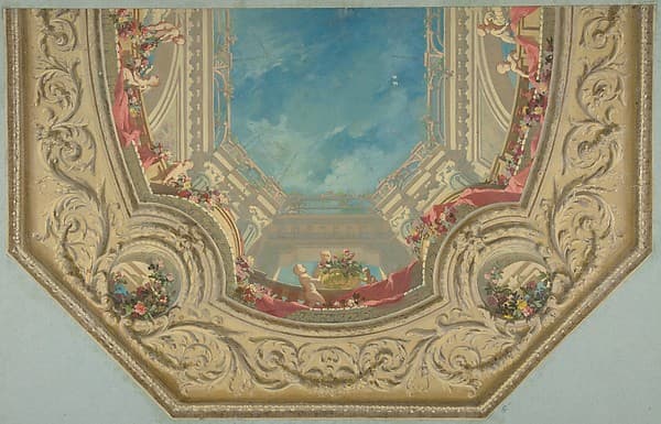 Design for Octagonal Ceiling in the Pless House, Berlin