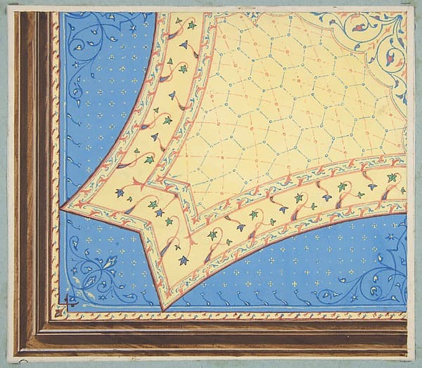 Design for the painted decoration of a ceiling