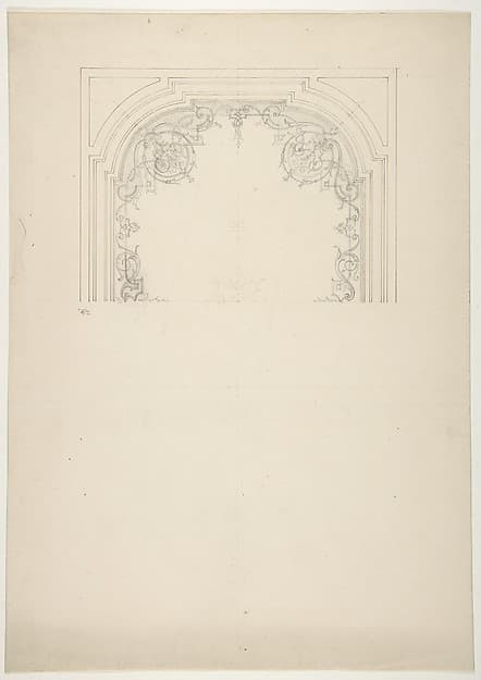 Design for the decoration of a ceiling