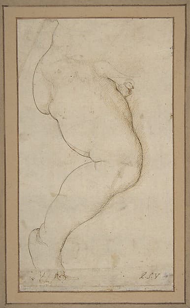 Study of the Right Leg of a Male Child