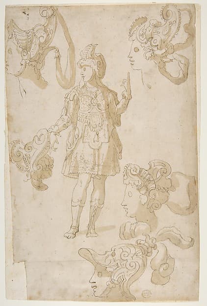 Studies for a Costume