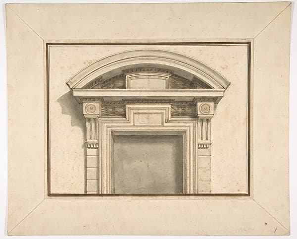 Drawing for a Door Frame