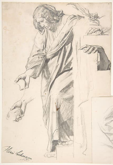 Standing Draped Female Figure