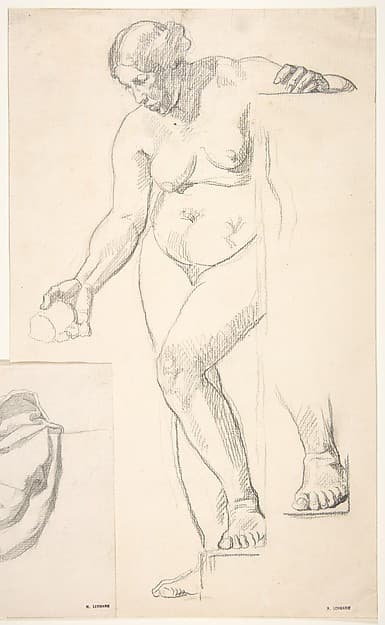 Standing Nude Female Figure