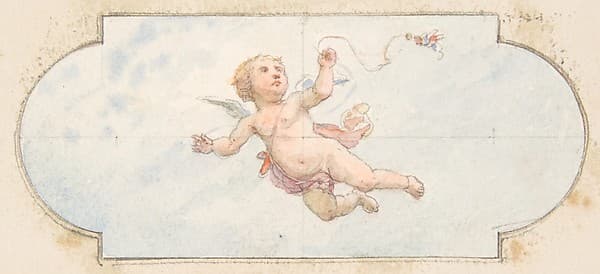 A winged putto
