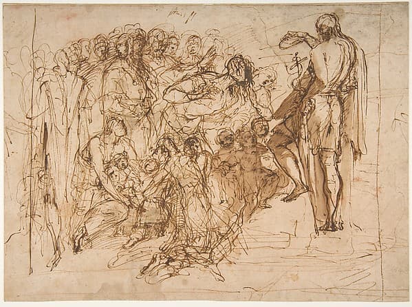 Saint John the Baptist Baptizing the Multitude