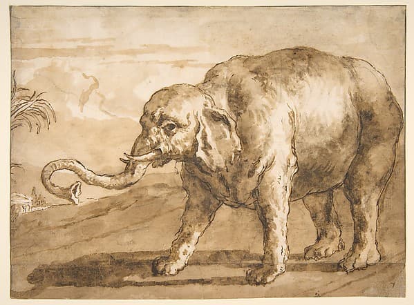 Elephant in a Landscape