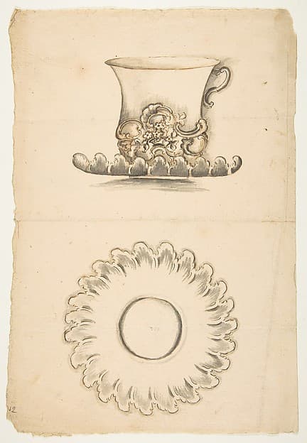 Design for a cup and saucer