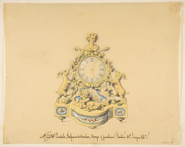 Design for a Clock: Birth of Bacchus