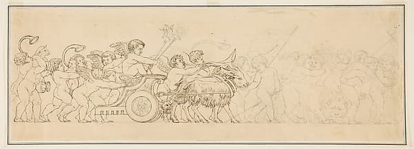 Design for a Frieze with a Procession of Putti