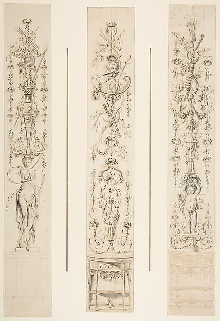 Three Designs for Panels of Arabesques