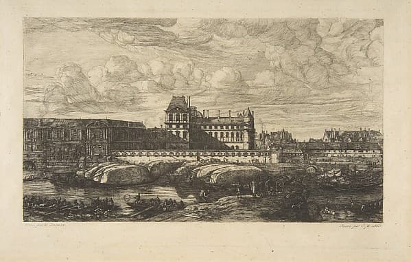 The Old Louvre, Paris, after Zeeman