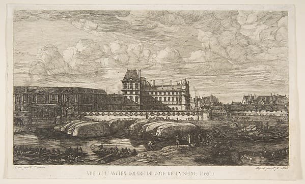 The Old Louvre, Paris, after Zeeman