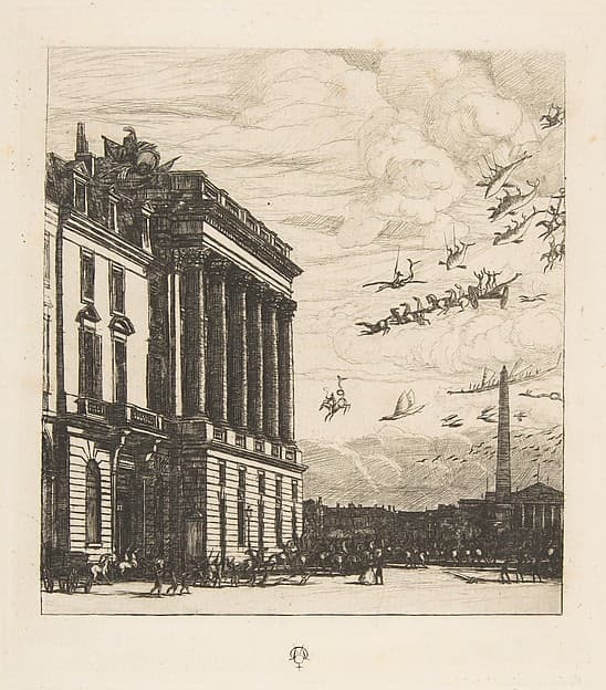 Le Ministere de la Marine (The Admiralty, Paris)