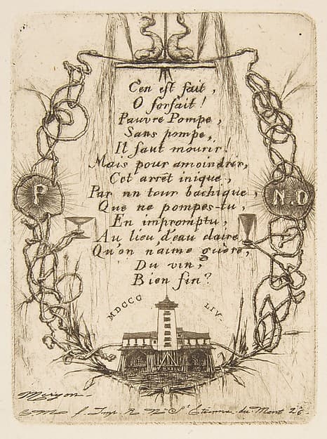 The Notre-Dame Pump (small plate)