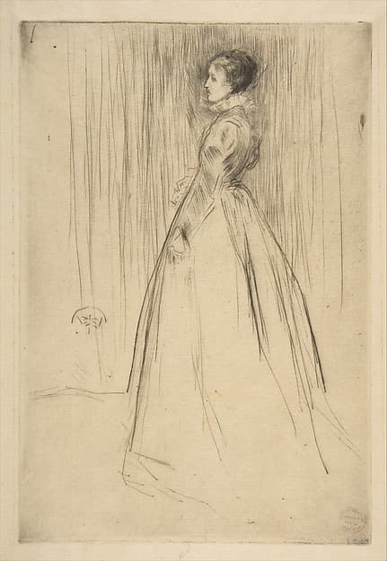 The Velvet Dress (Mrs. Leyland)