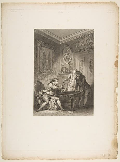La Coupe Enchantee, from "Contes et nouvelles en vers par Jean de La Fontaine. A Paris, de l'imprimerie de P. Didot, l'an III de la République, 1795"
