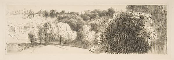 Landscape study, outside Sèvres
