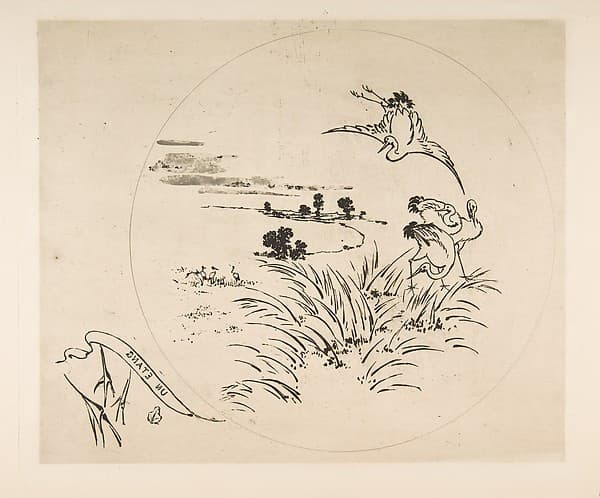 Decoration for a Plate: A Pond
