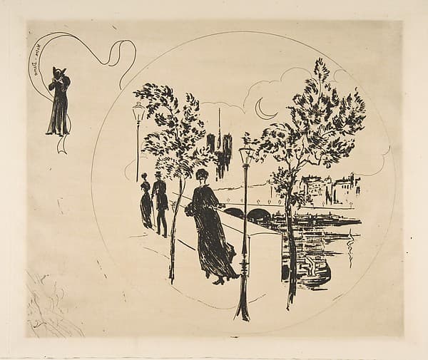 Decoration for a Plate: Notre Dame