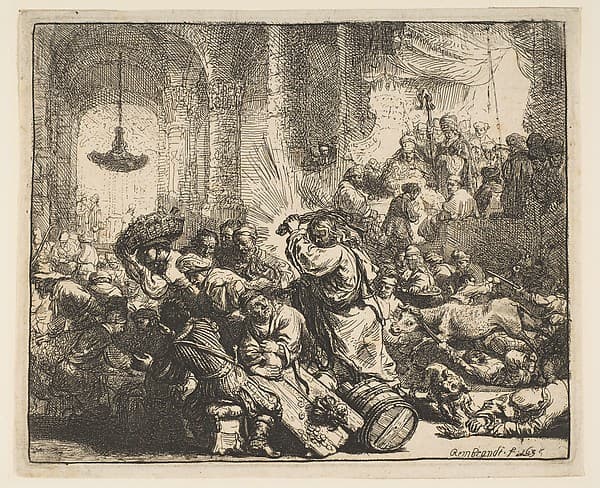 Christ Driving the Money-Changers from the Temple