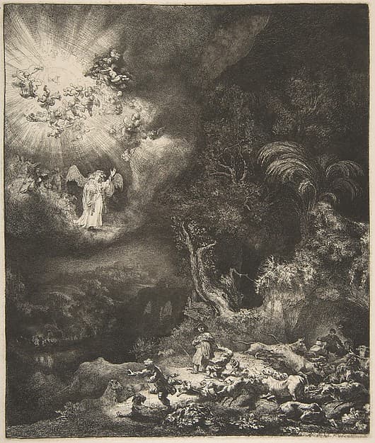 The Angel Appearing to the Shepherds