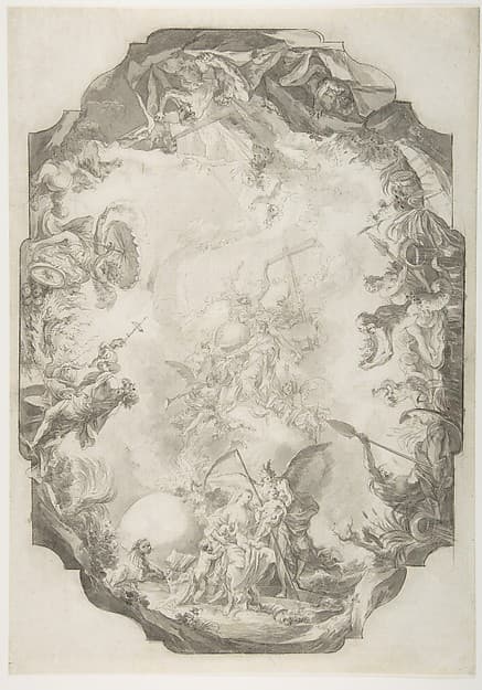 The Apotheosis of a Saint, Project for a Ceiling
