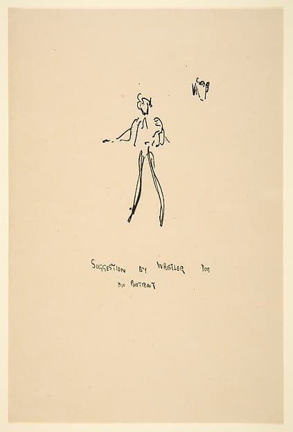Suggestion by Whistler for his Portrait